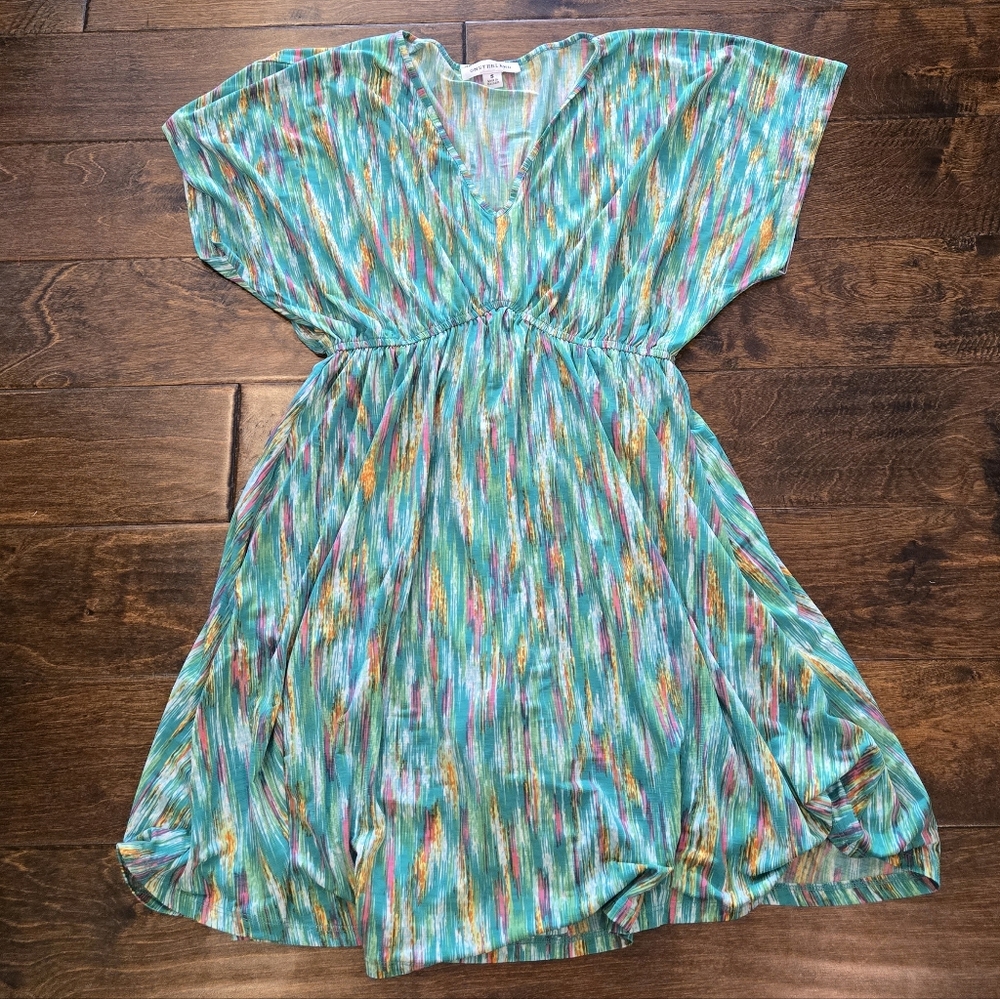 NWOT Onetheland Dress Size S With Built In Shorts Green